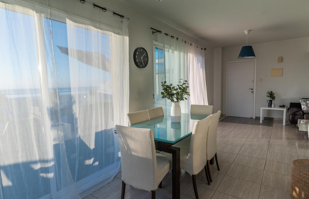 Makenzy Seaview Penthouse Leilighet Lárnaka Eksteriør bilde