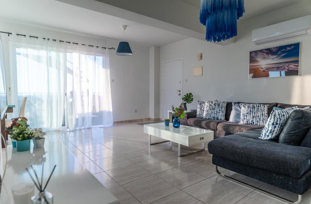 Makenzy Seaview Penthouse Leilighet Lárnaka Eksteriør bilde